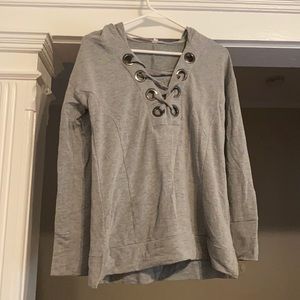 XS grey hoodie